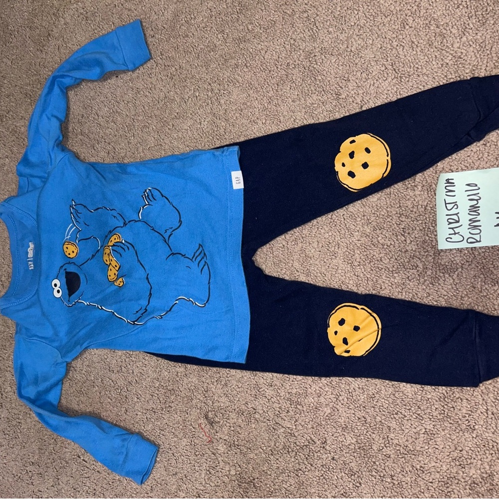 GAP Blue and Navy Kids Pajama Set